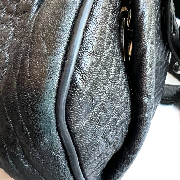 Authentic Alexander Wang Mini Pebbled Lambskin Rockie Black Silver Hardware Bag - Picture 9 of 13